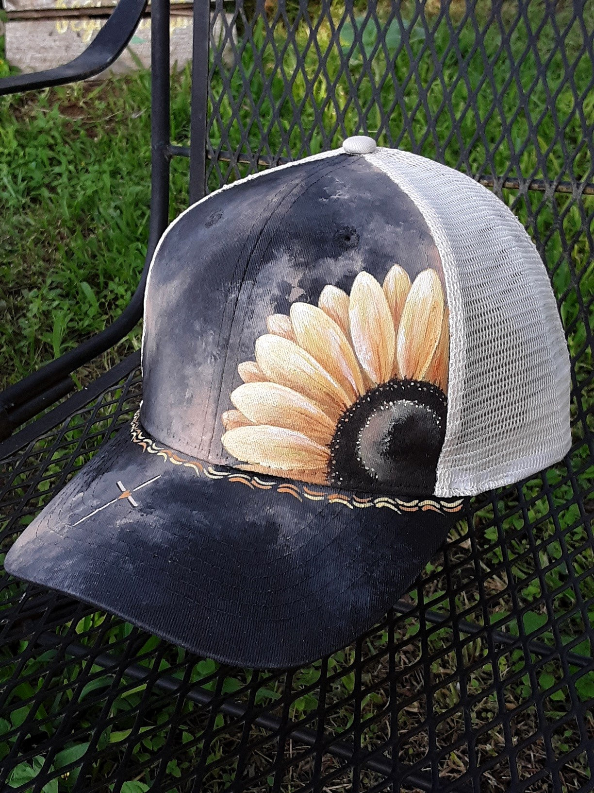 Sunflower Light Trucker Cap