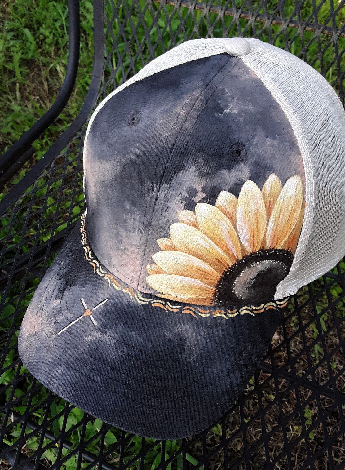 Sunflower Light Trucker Cap
