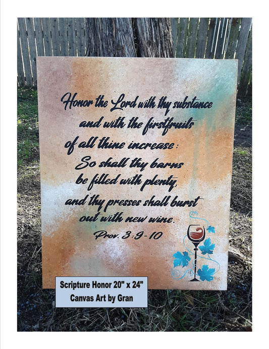 Honor the Lord Painting