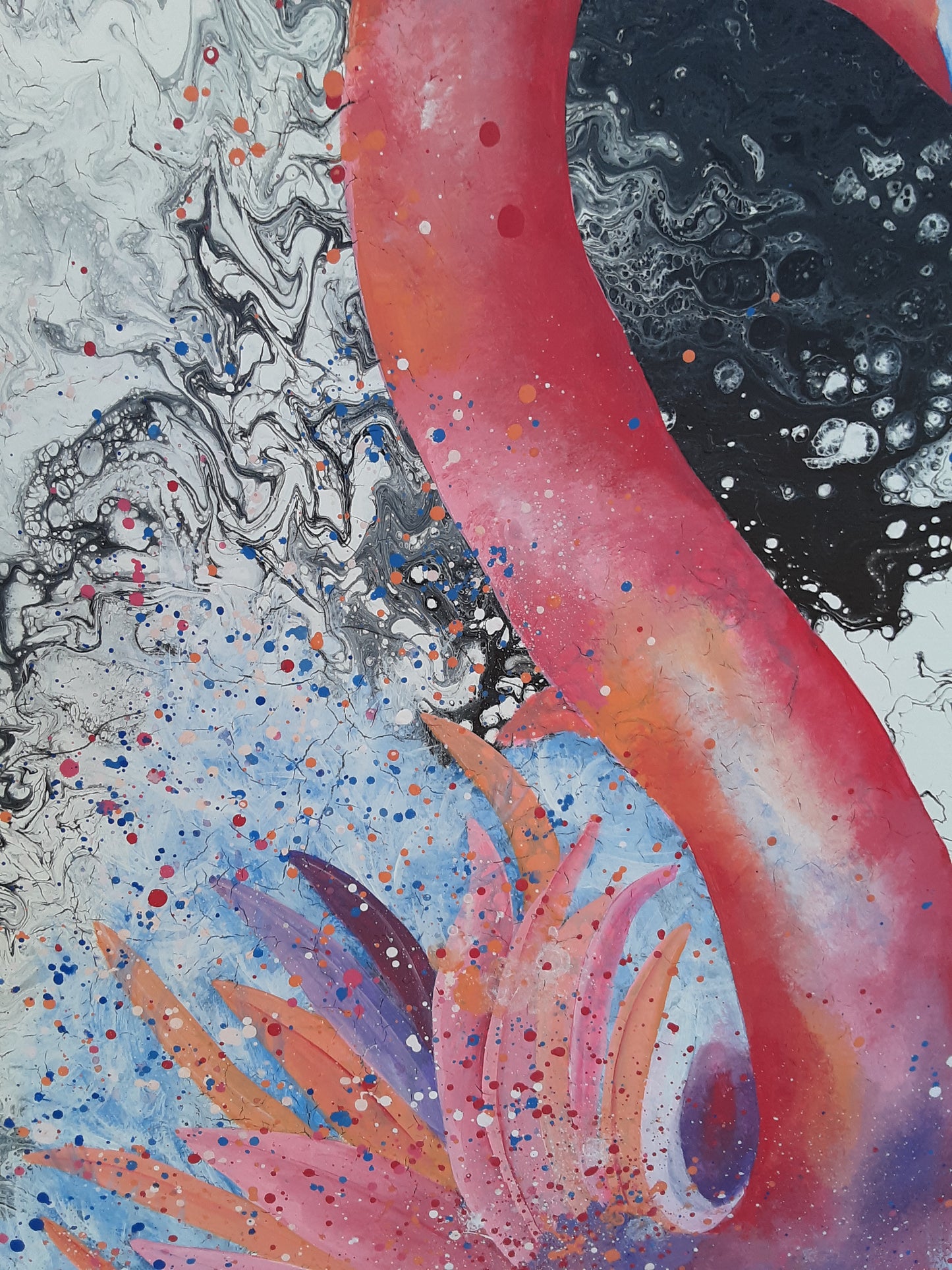 Flamingo Painting