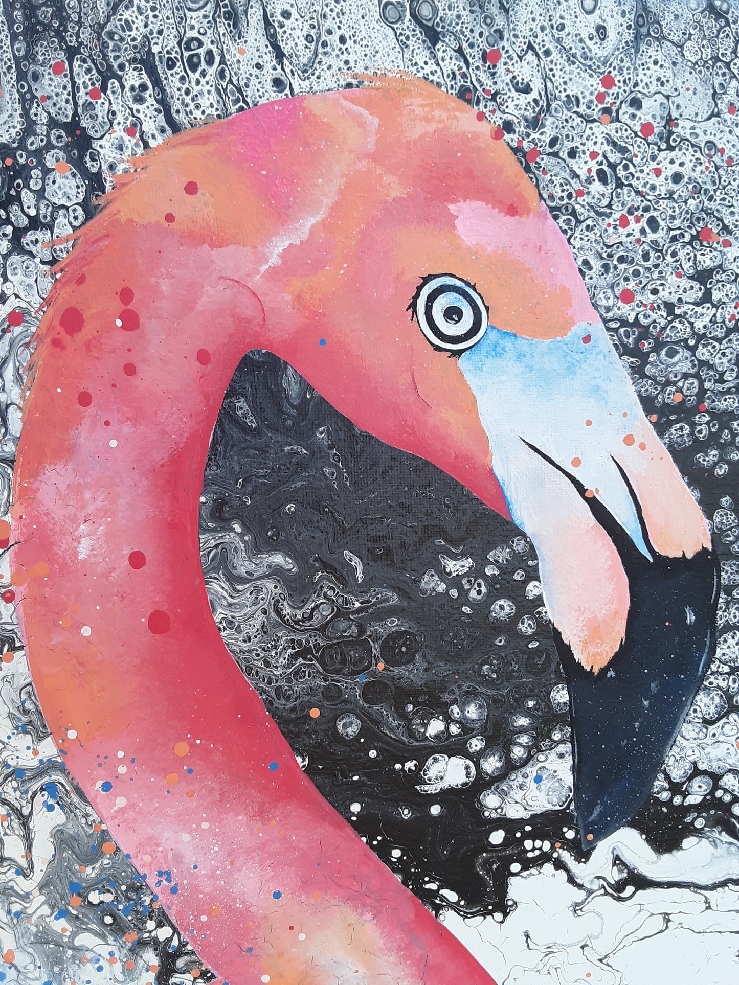 Flamingo Painting