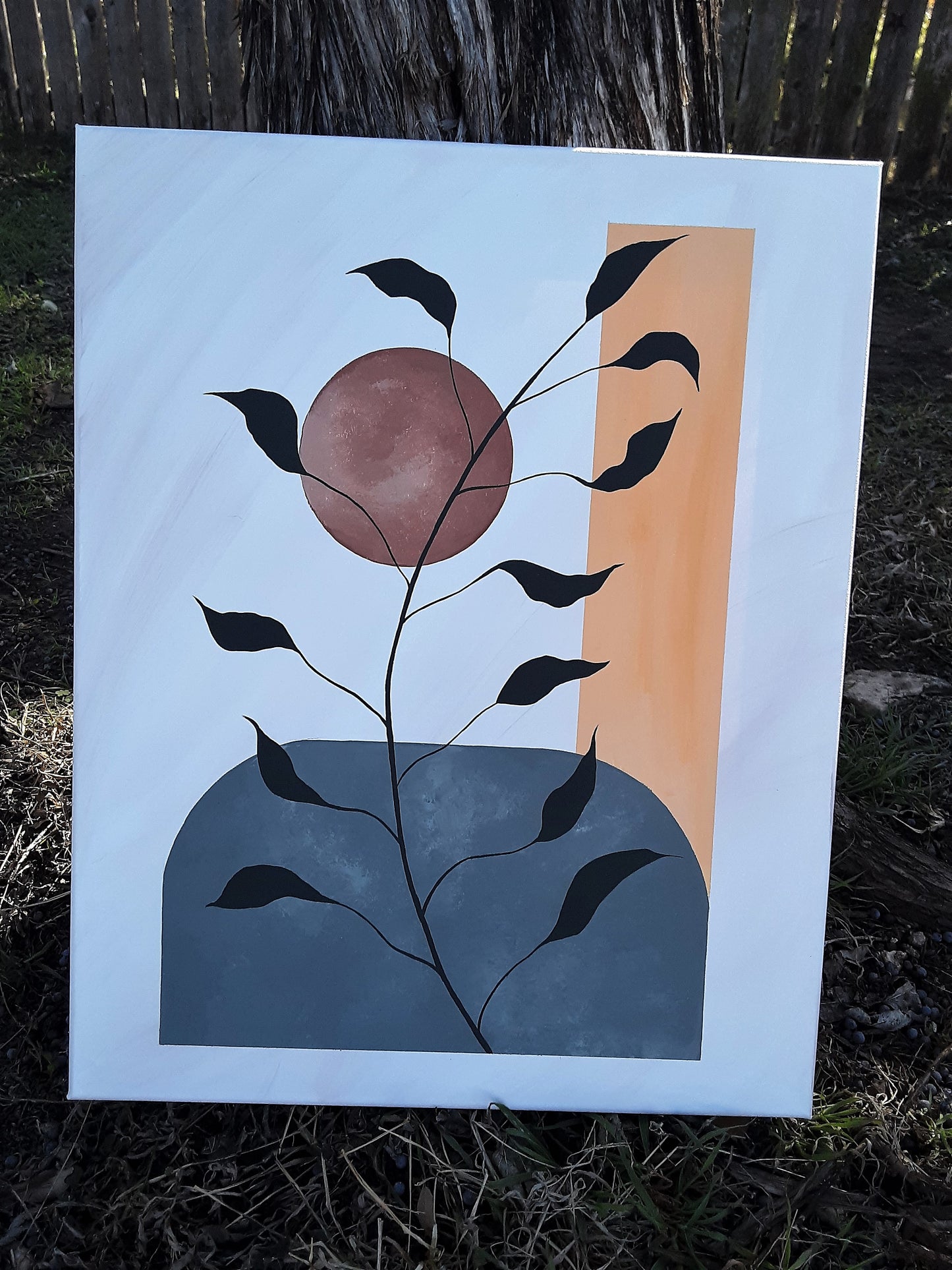 Simple Sun Minimalism Painting No. 1