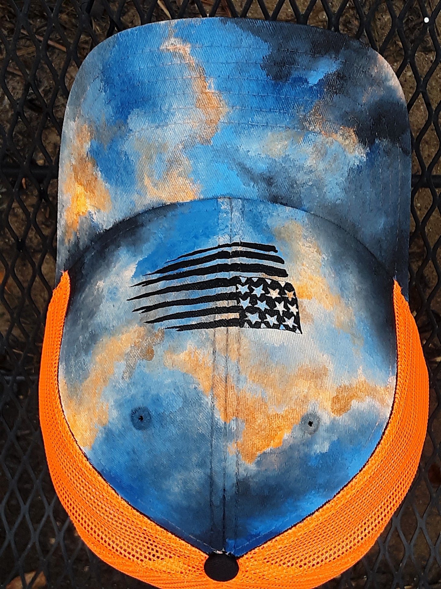 Neon Sky Flag, XXL