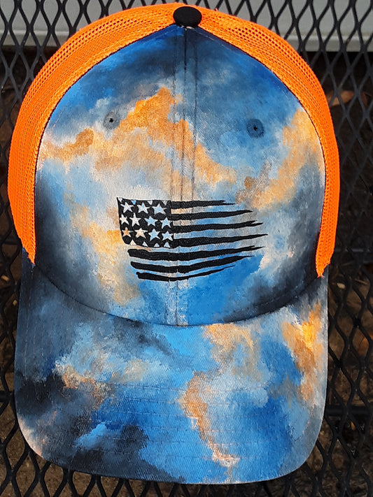 Neon Sky Flag, XXL