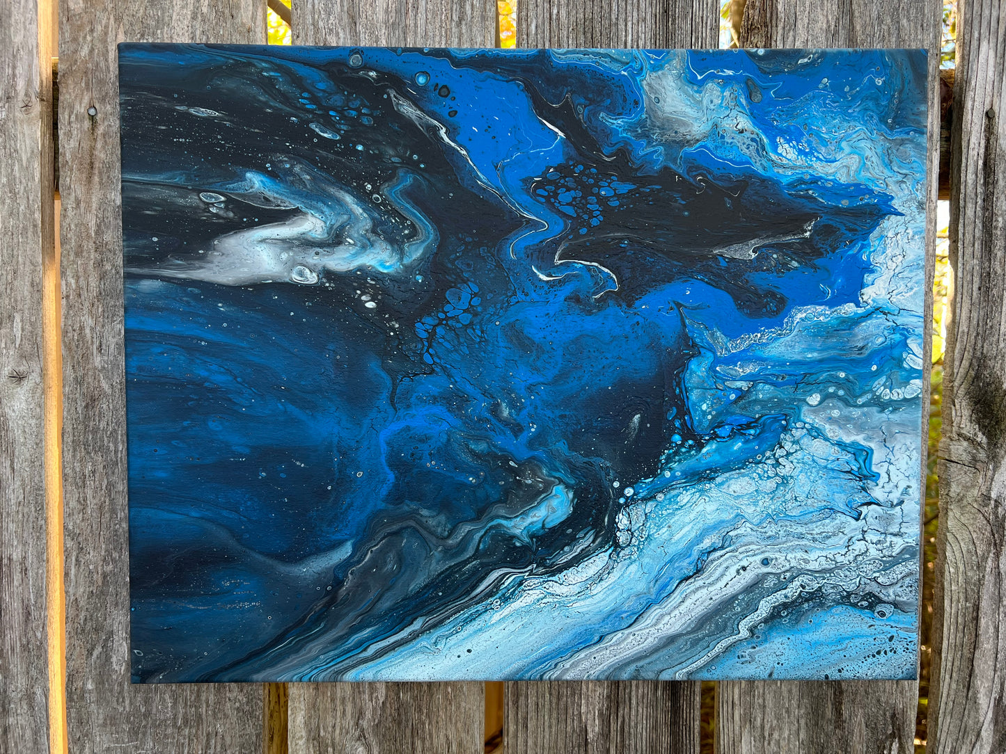 Pour Paint Abstract Canvas 23103