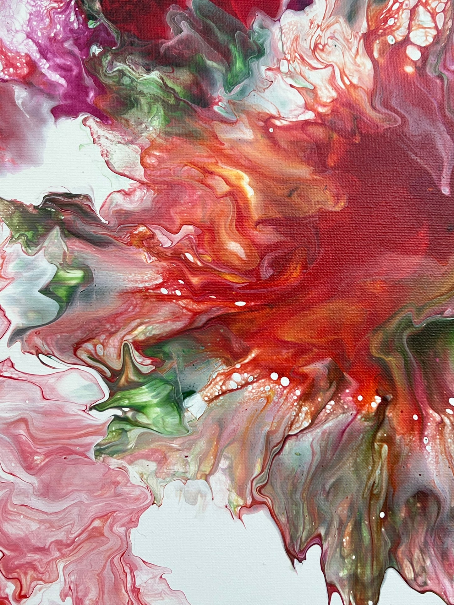 Pour Paint Abstract Canvas 23105