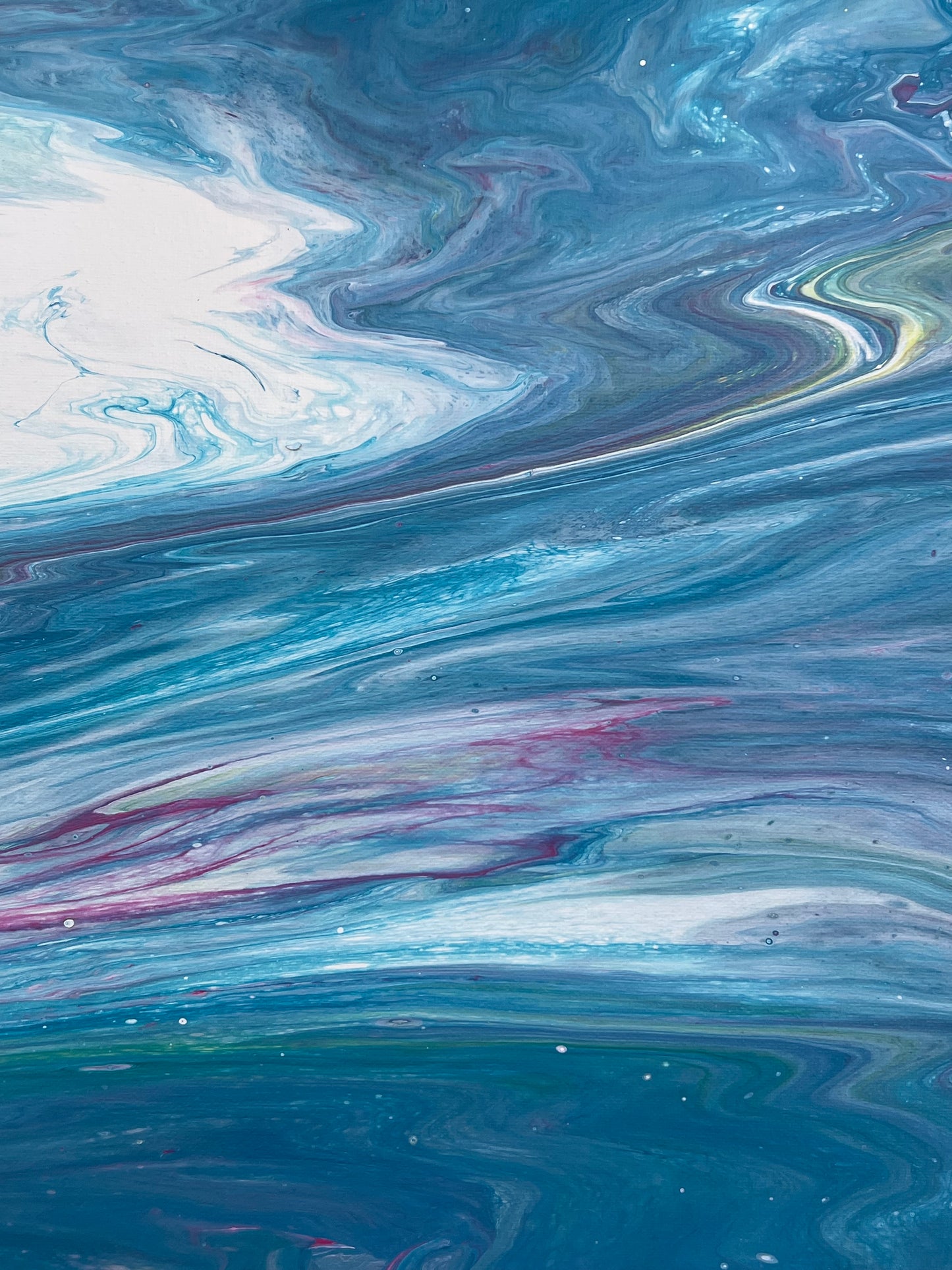 Pour Paint Abstract Canvas 23109