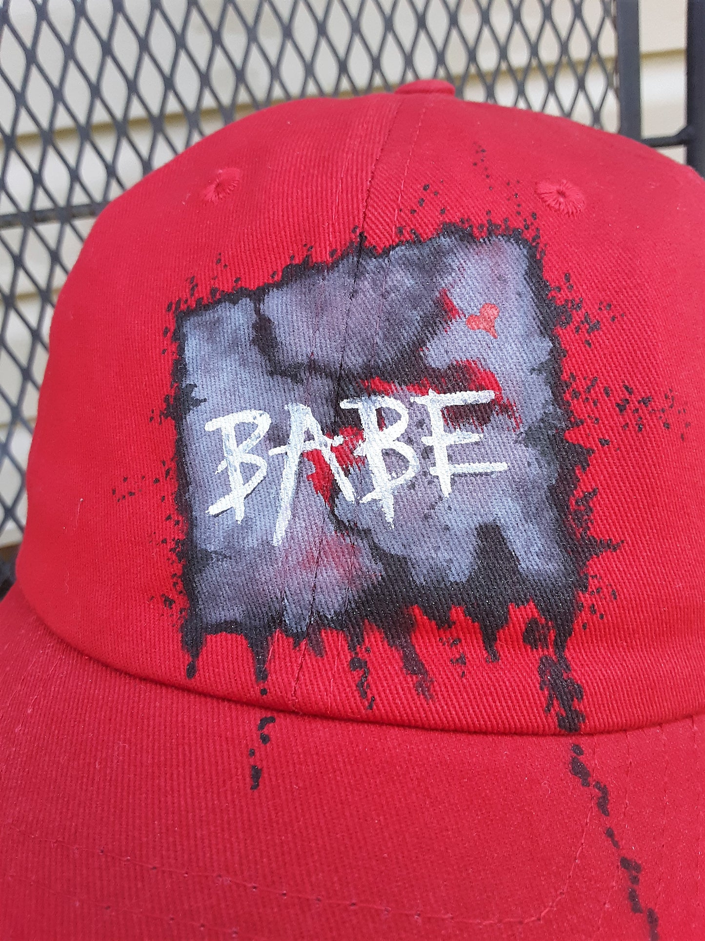 Babe Red Ball Cap