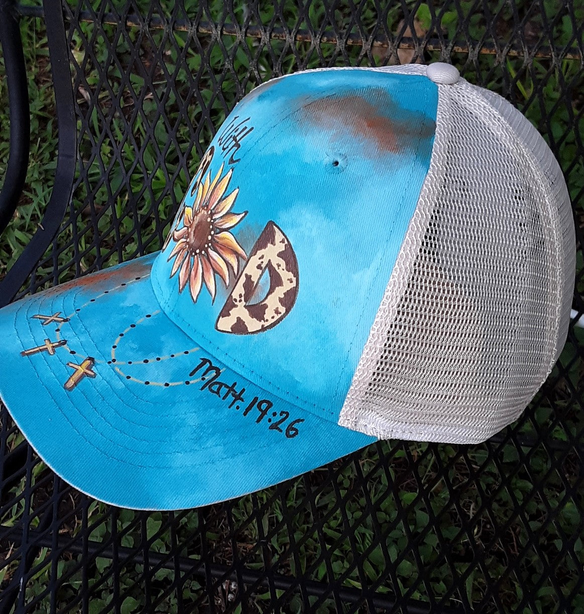 With God Trucker Cap