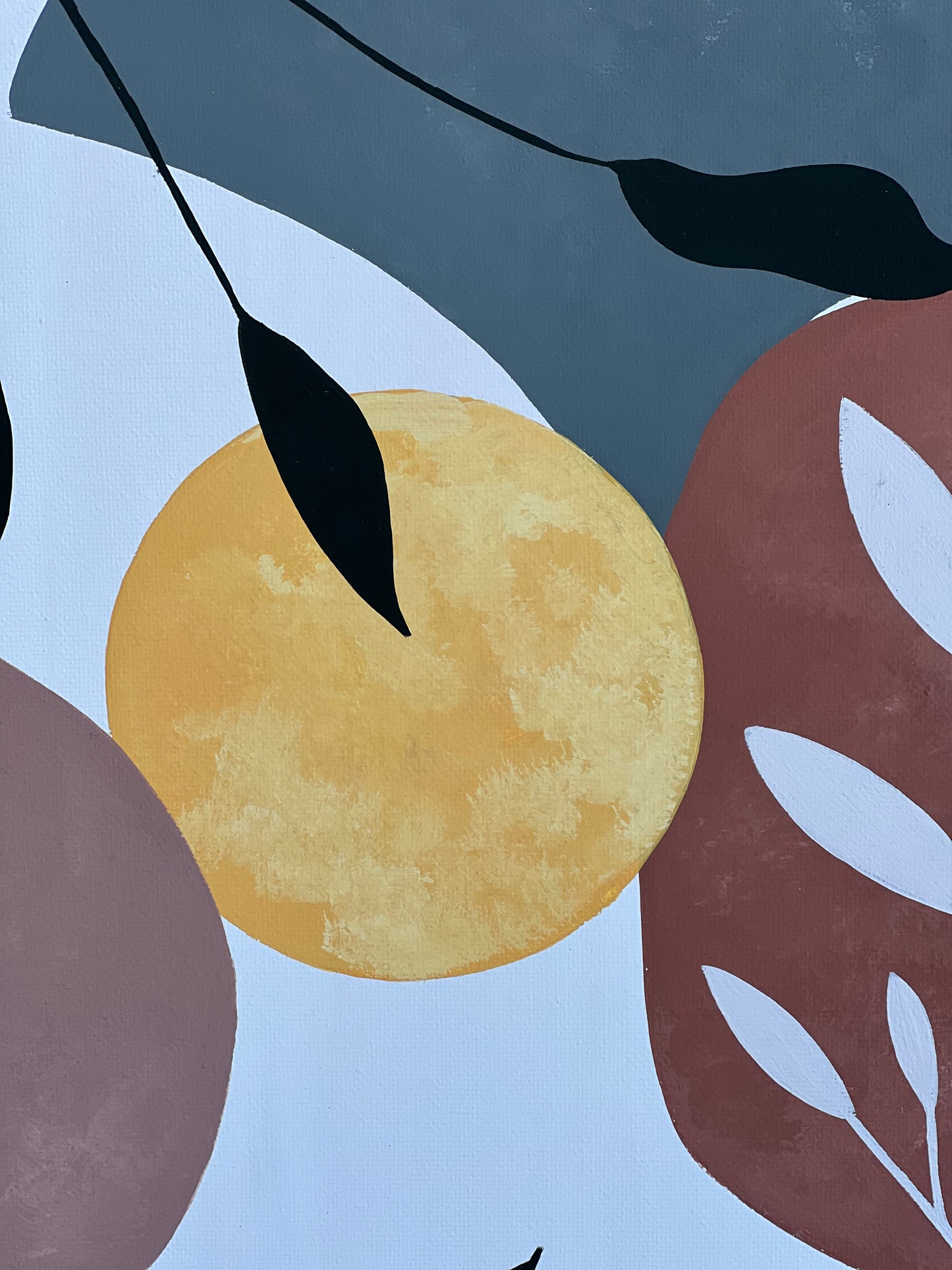 Simple Sun Minimalism Painting No. 3