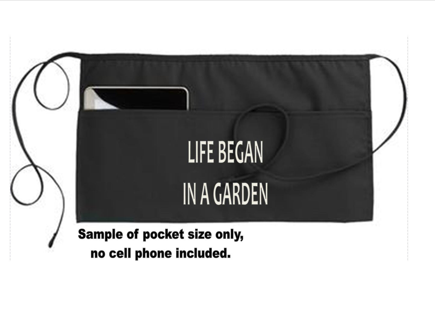 Gran's Garden Apron, 3 Pocket Waist Garden Apron, Life Began
