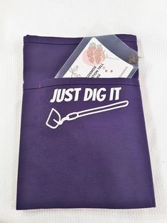 Gran's Garden Apron, 3 Pocket Waist Garden Apron, Just Dig It