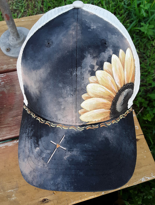 Sunflower Light Trucker Cap