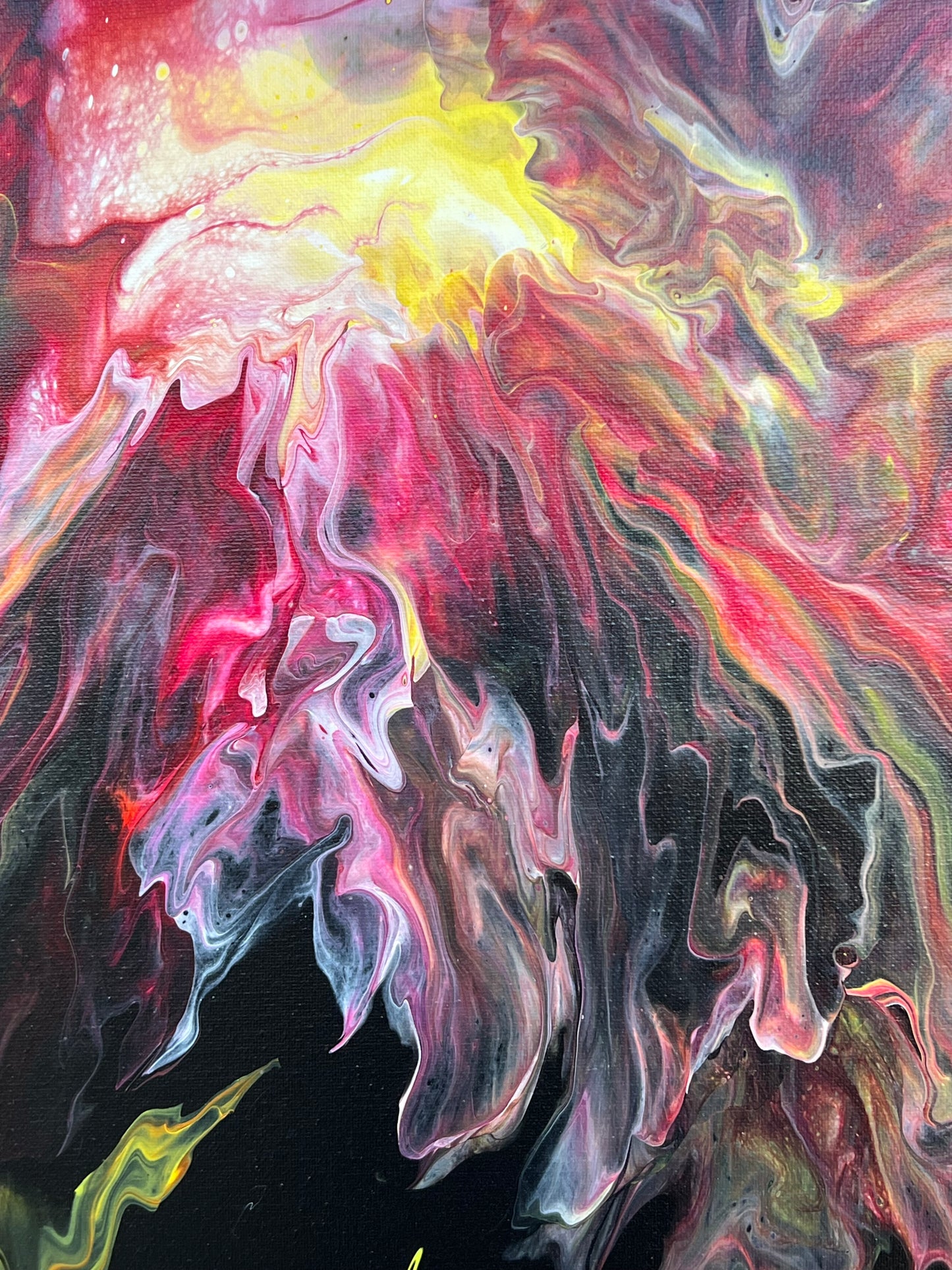 Pour Paint Abstract Canvas 231011