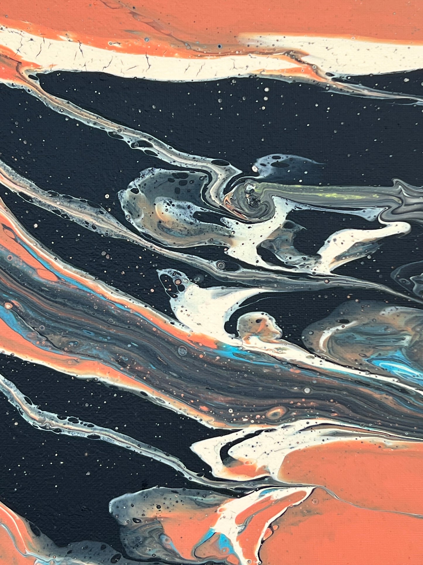 Pour Paint Abstract Canvas 231015