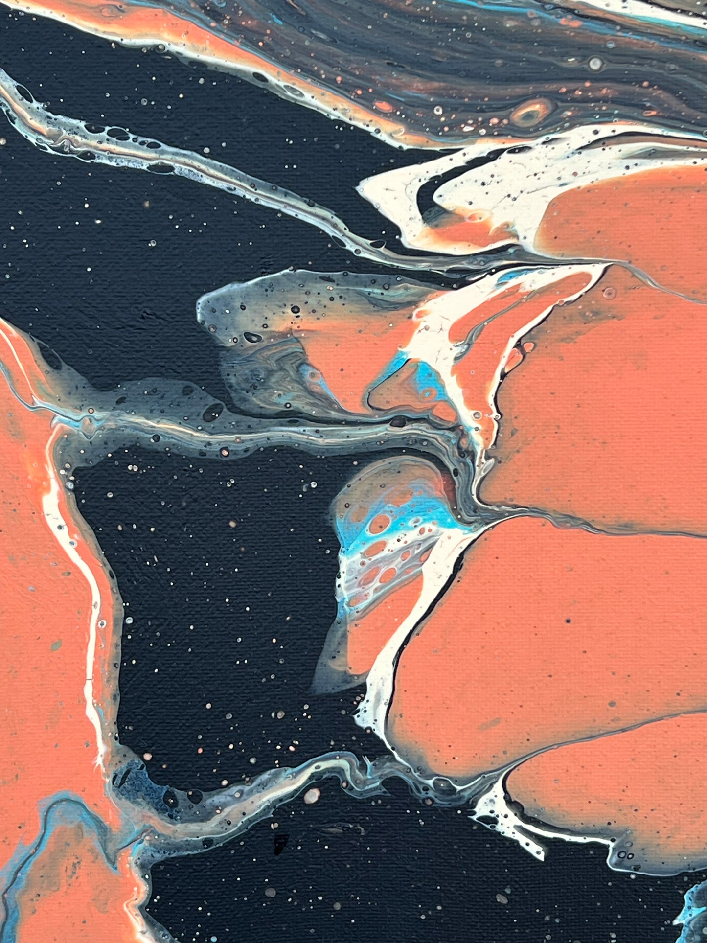 Pour Paint Abstract Canvas 231015