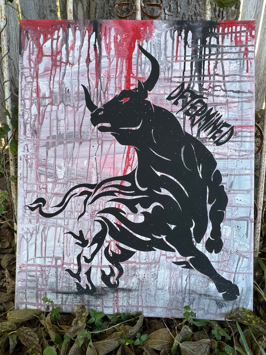 Bull Painting, Determined