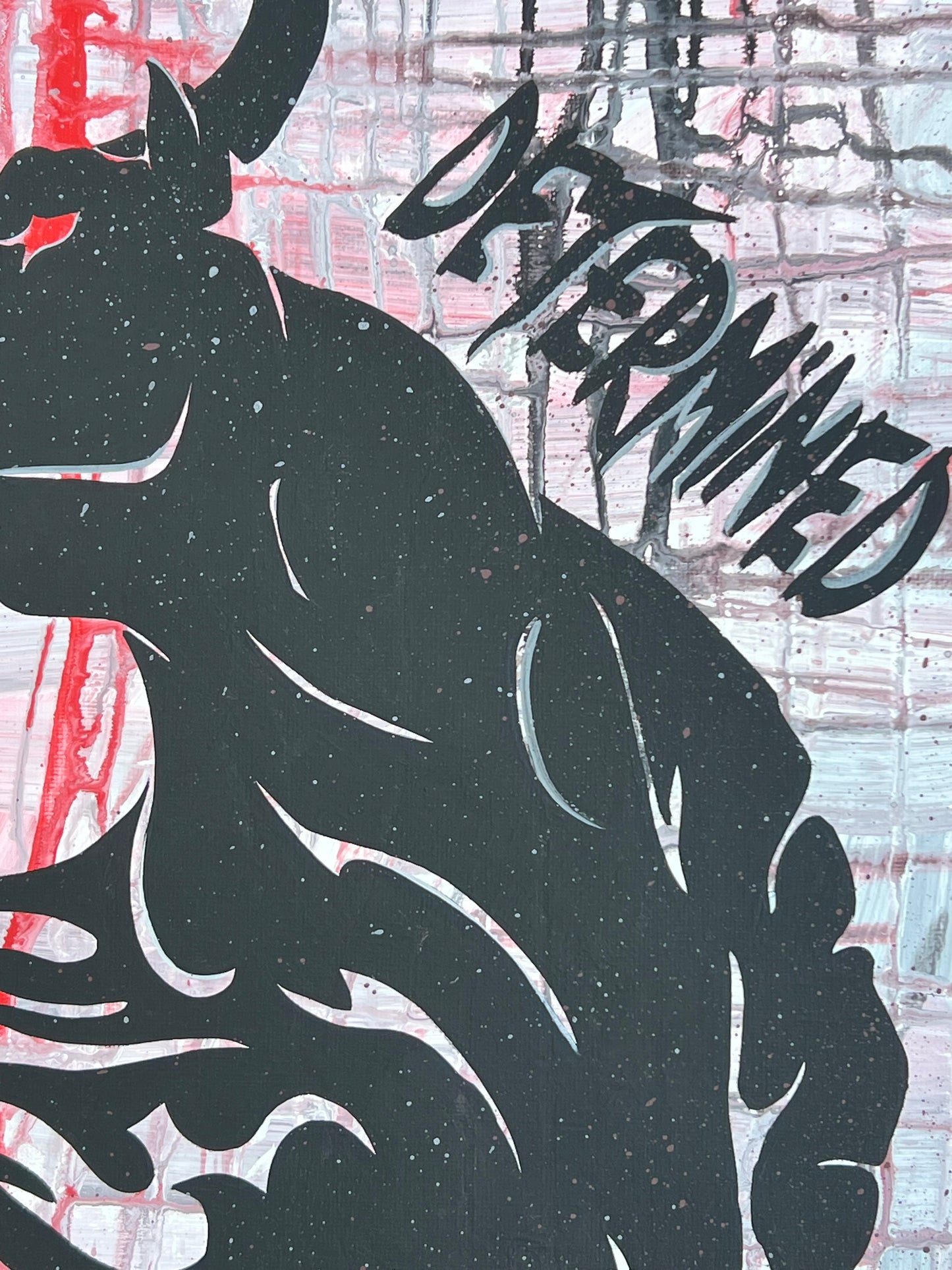 Bull Painting, Determined