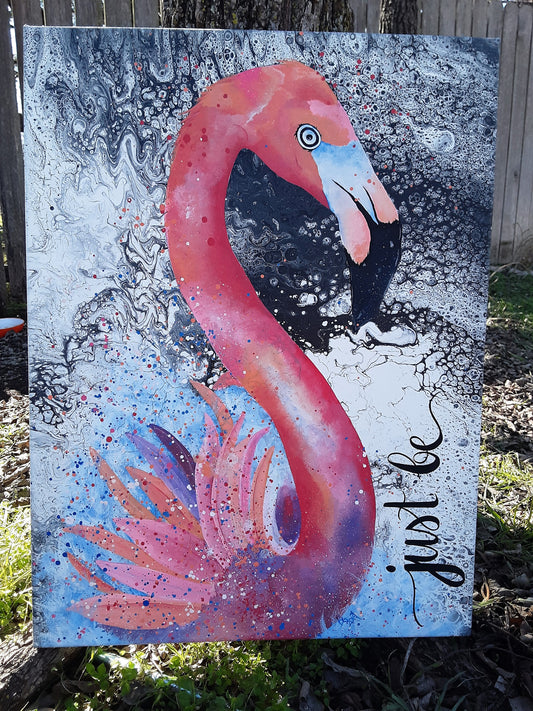 Flamingo Painting