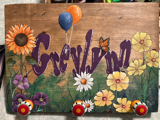 Child’s Room Sign, custom order