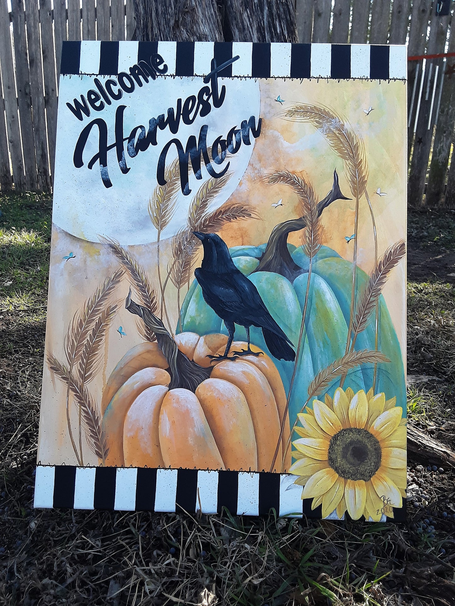 Welcome Harvest Moon Painting