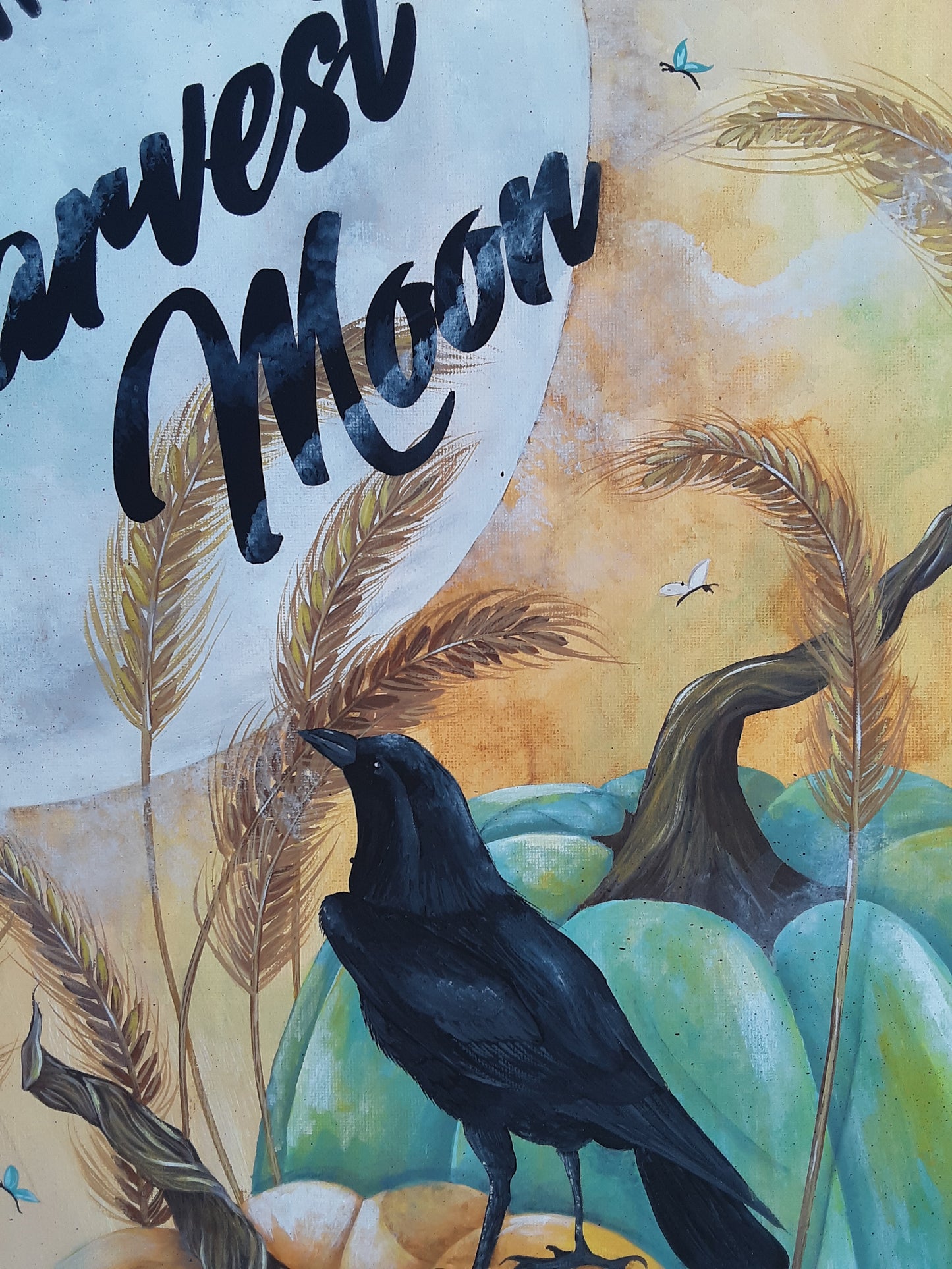 Welcome Harvest Moon Painting