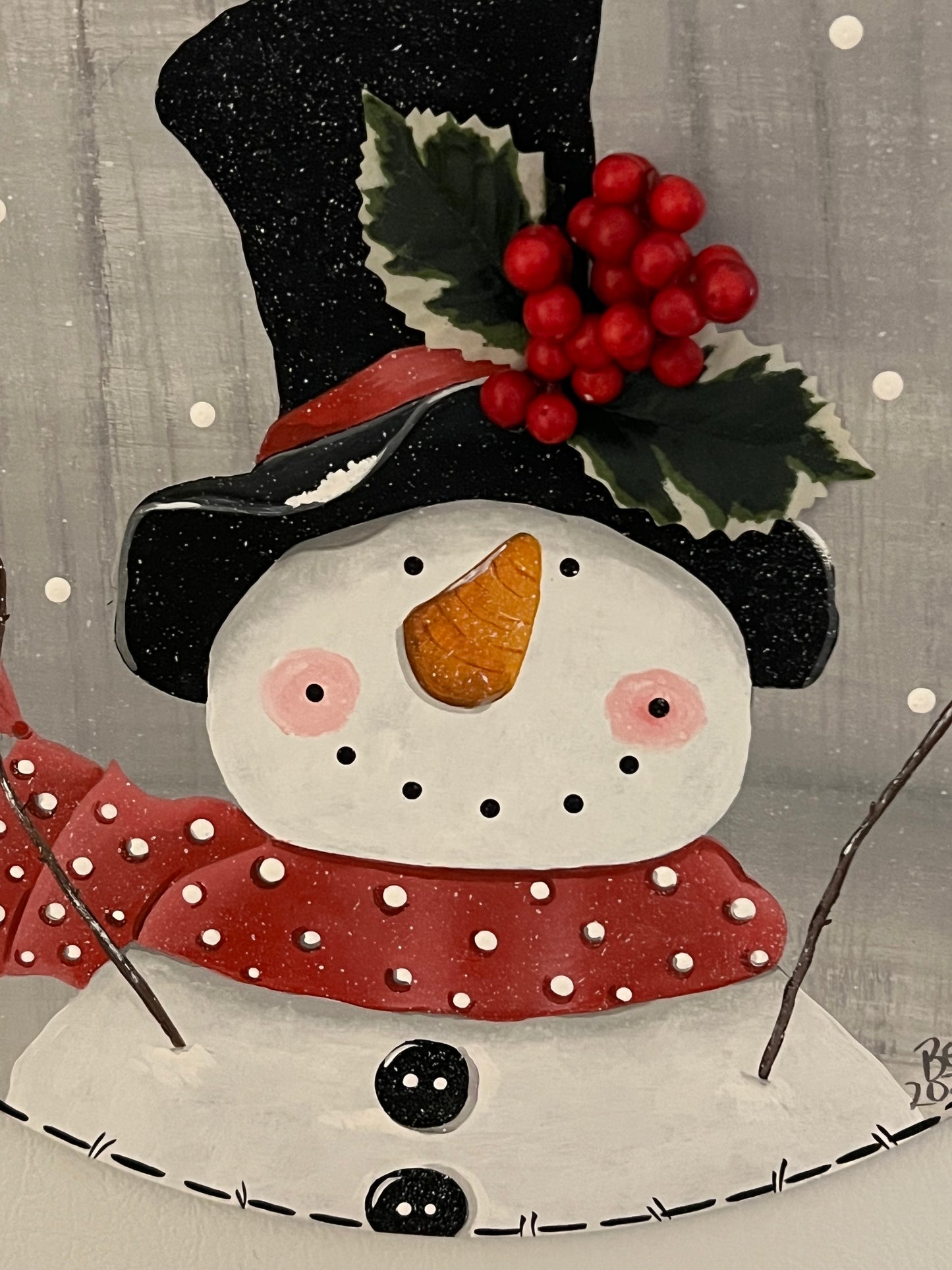 Wood Sign Let it Snow