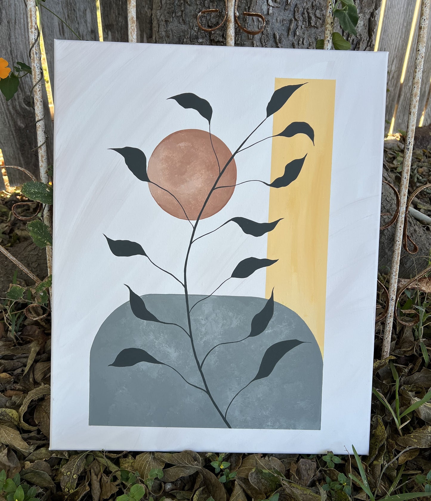 Simple Sun Minimalism Painting No. 1