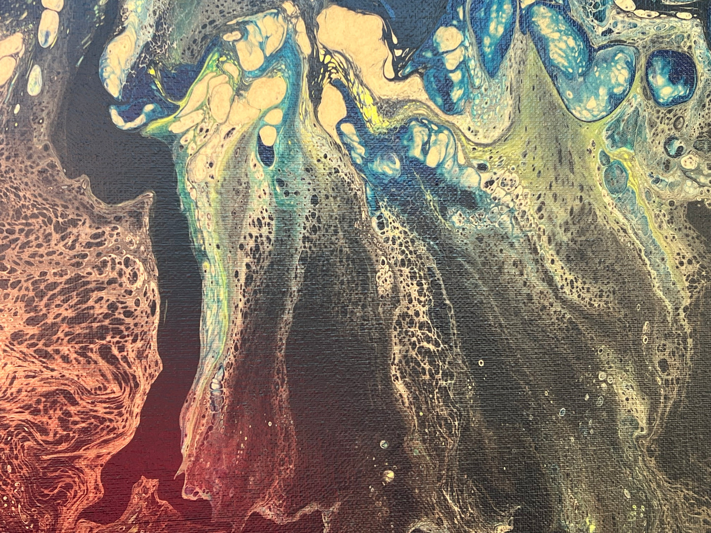 Pour Paint Abstract Canvas 231010