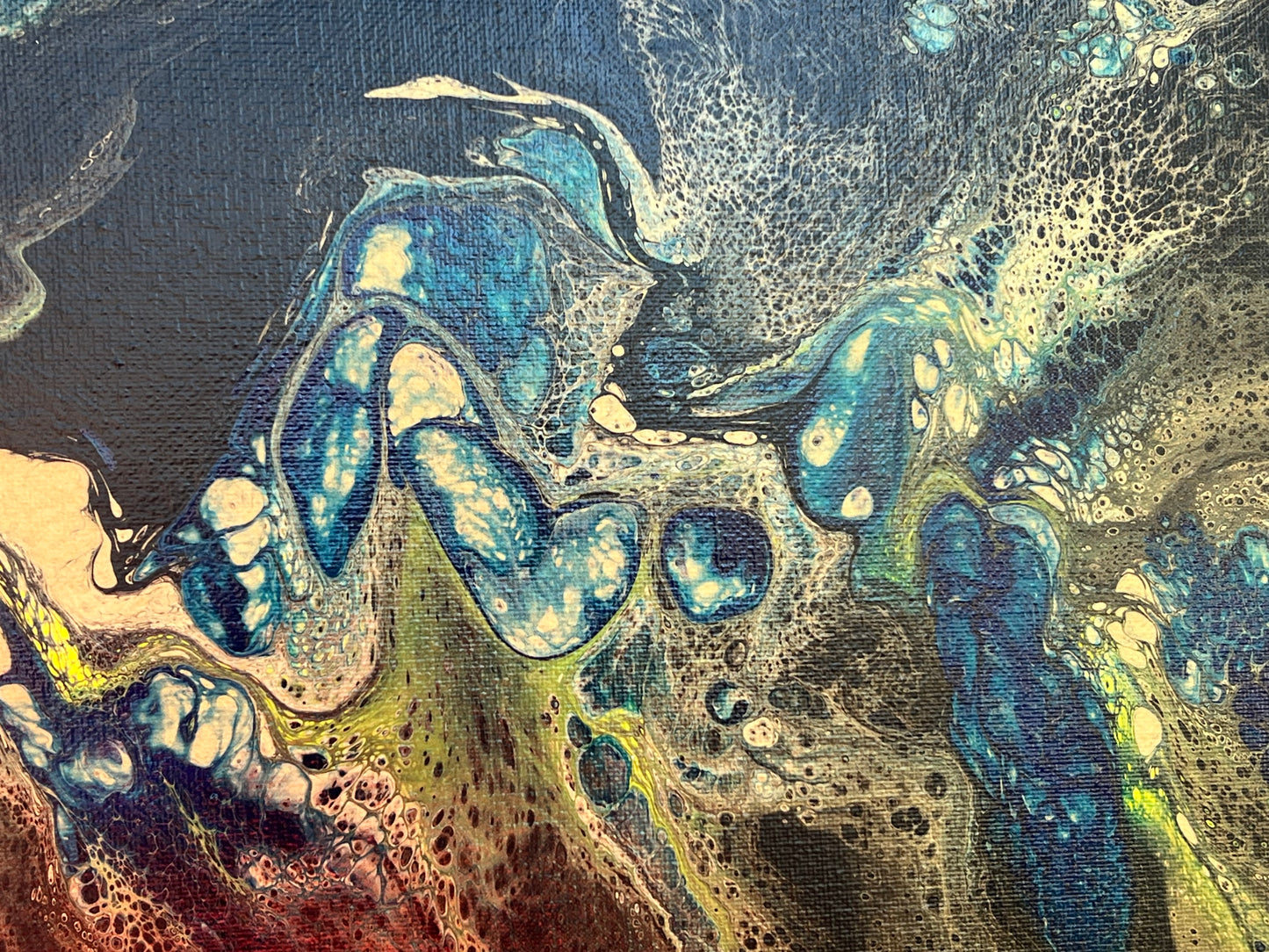 Pour Paint Abstract Canvas 231010