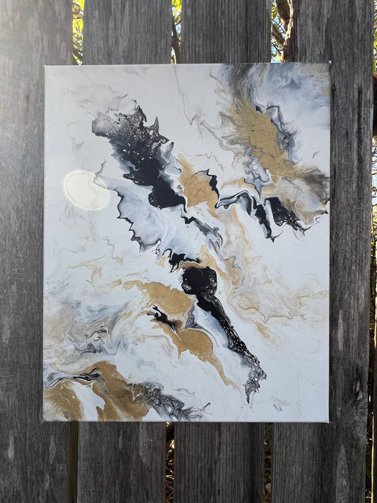 Pour Paint Abstract Canvas 231012