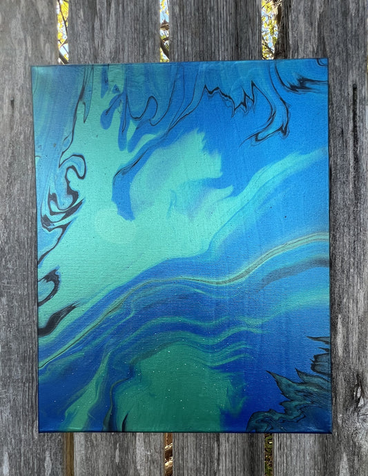 Pour Paint Abstract Canvas 23102