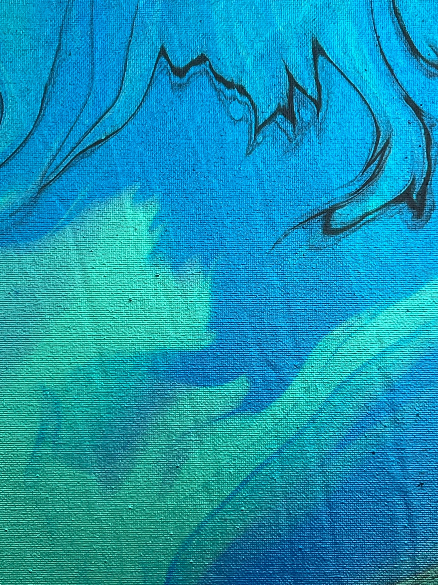 Pour Paint Abstract Canvas 23102