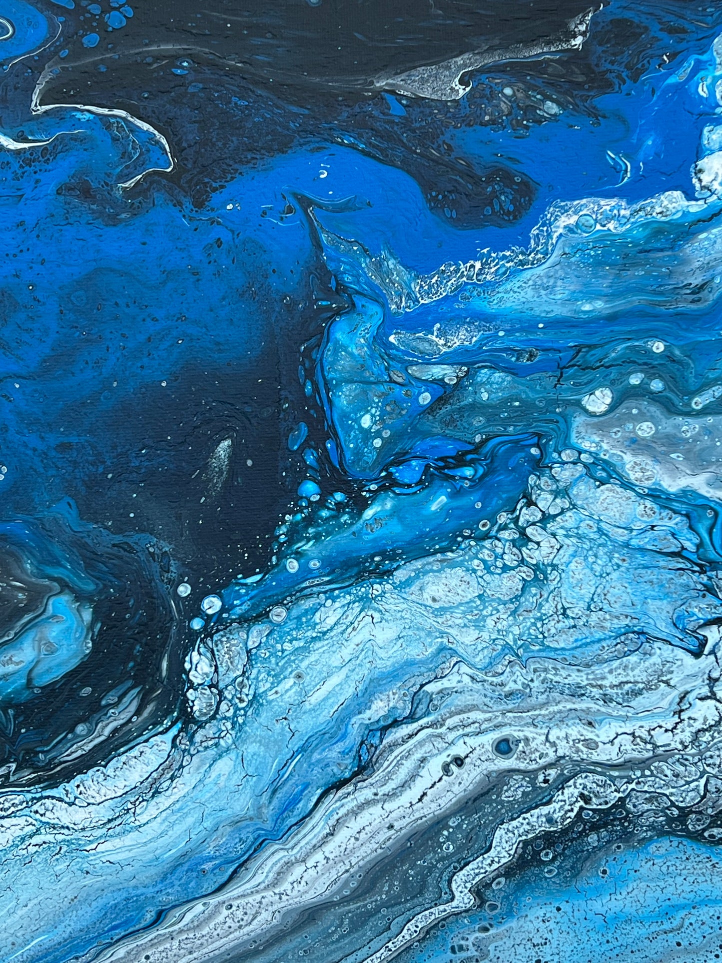 Pour Paint Abstract Canvas 23103