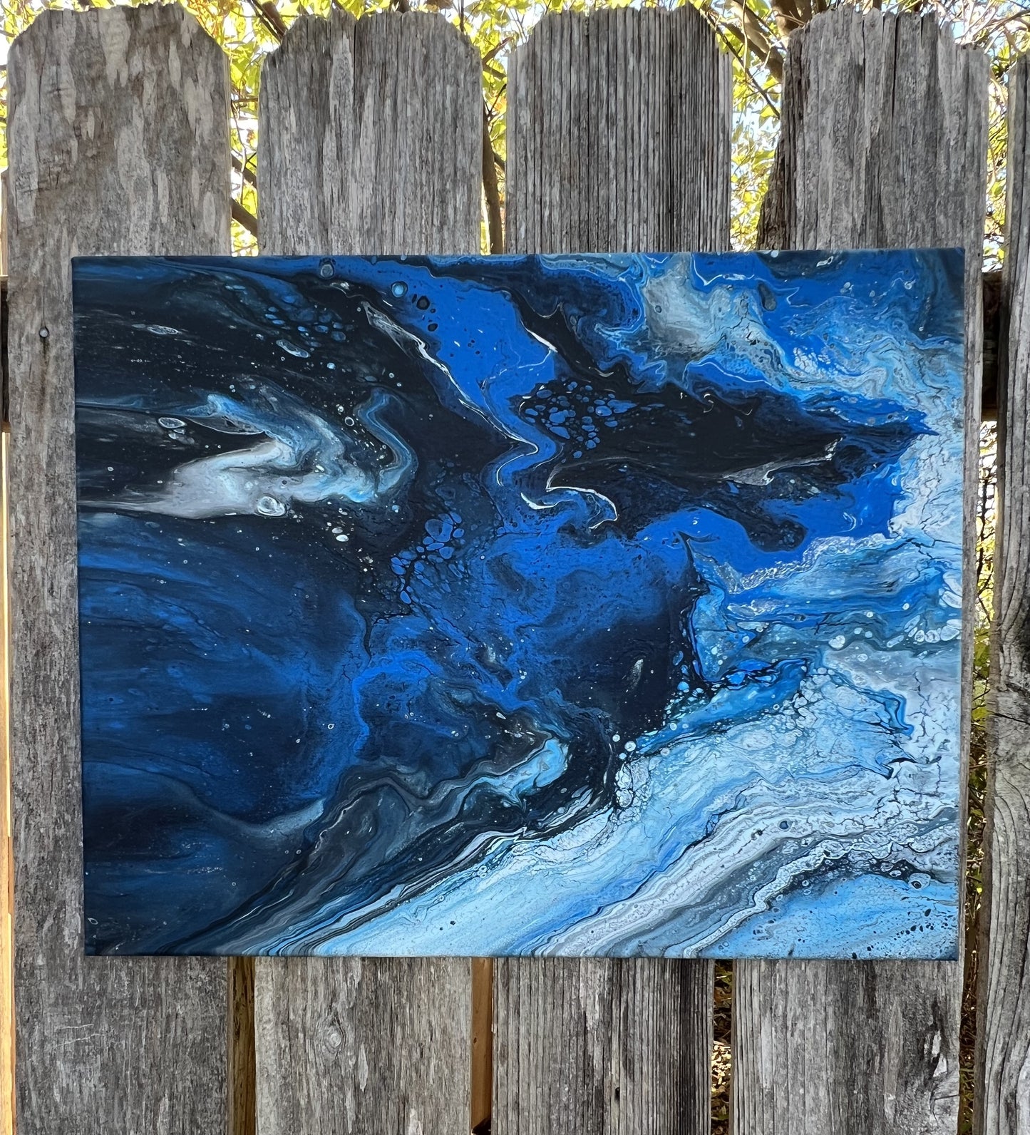 Pour Paint Abstract Canvas 23103