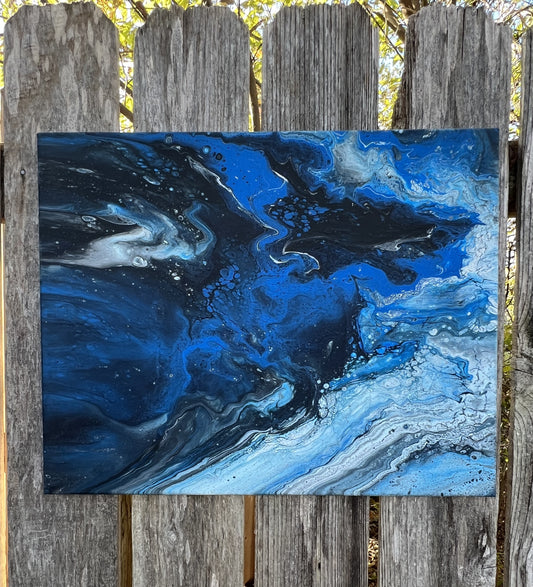 Pour Paint Abstract Canvas 23103