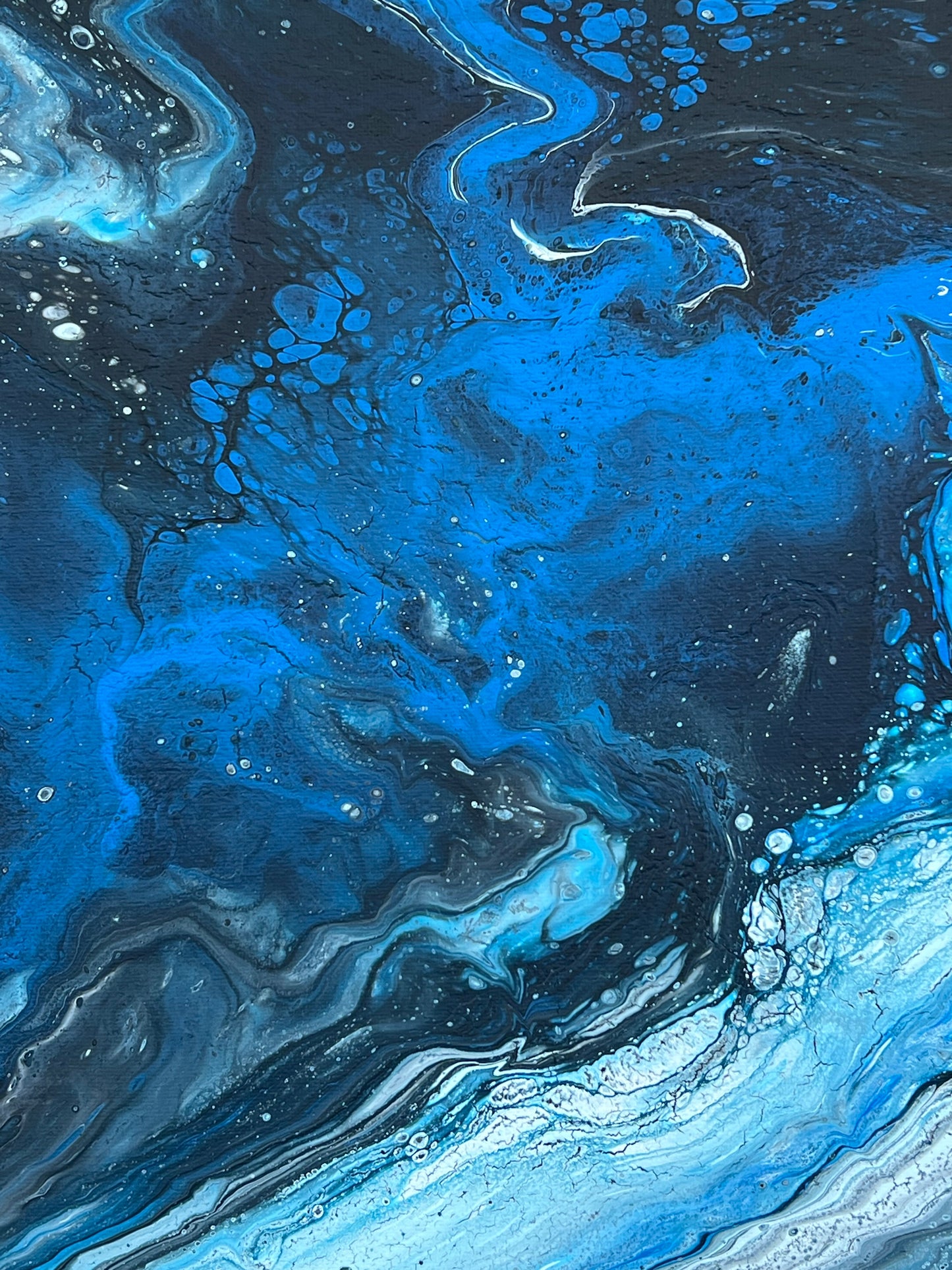 Pour Paint Abstract Canvas 23103