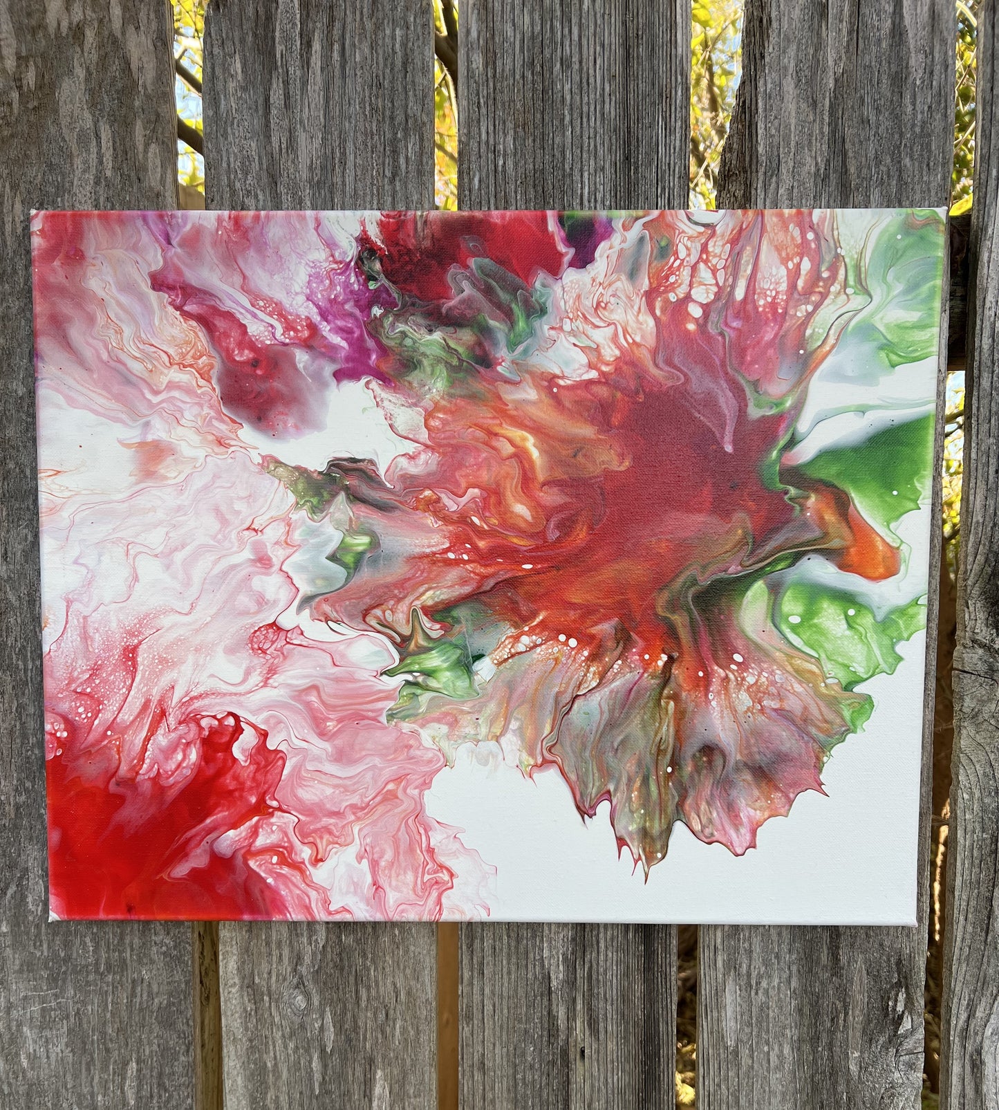 Pour Paint Abstract Canvas 23105