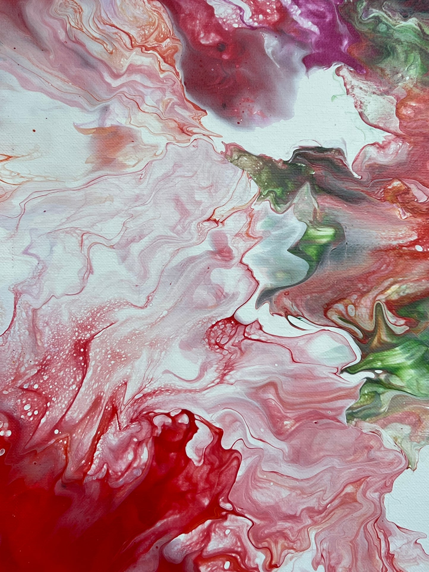 Pour Paint Abstract Canvas 23105