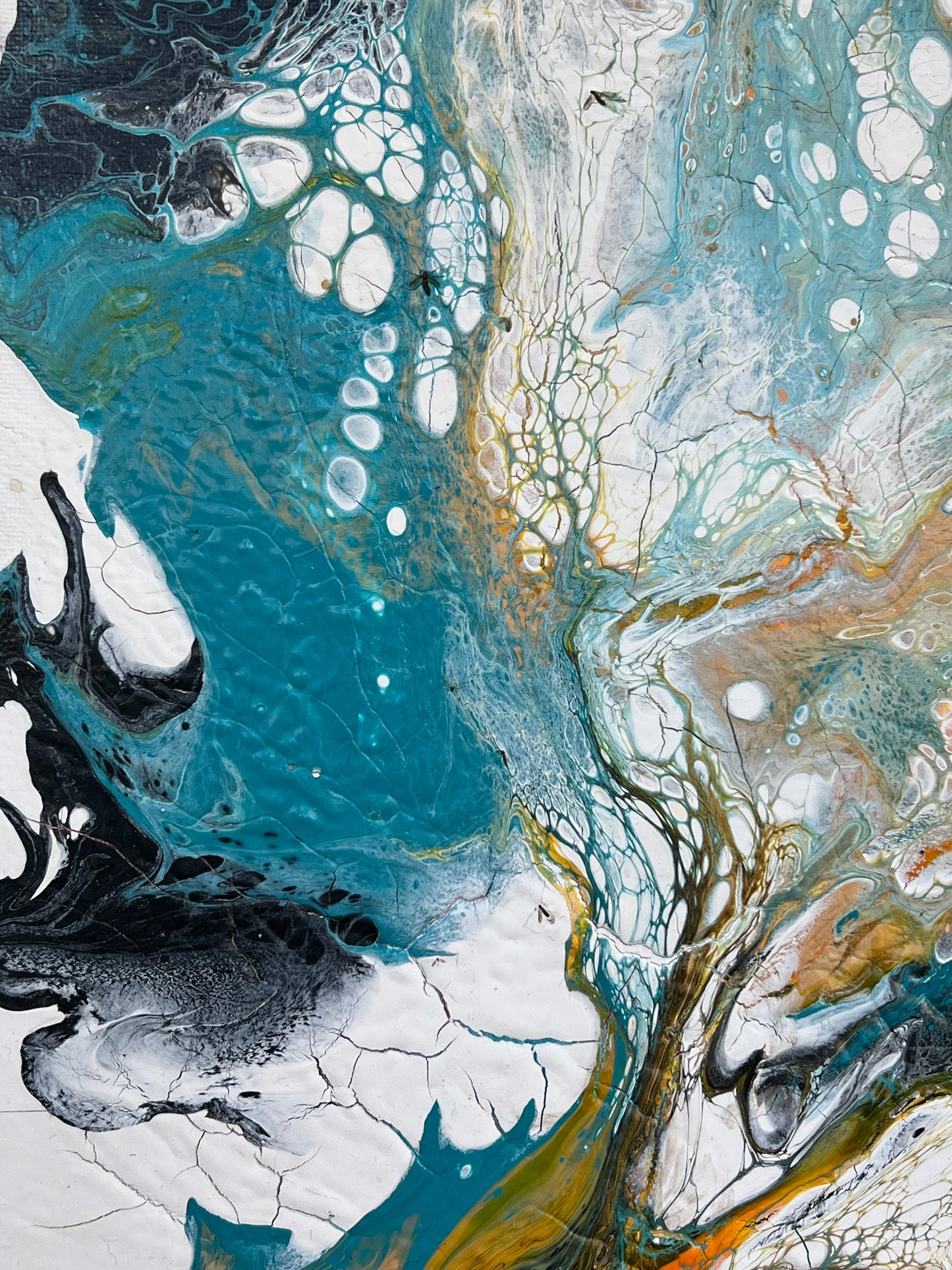 Pour Paint Abstract Canvas 23106