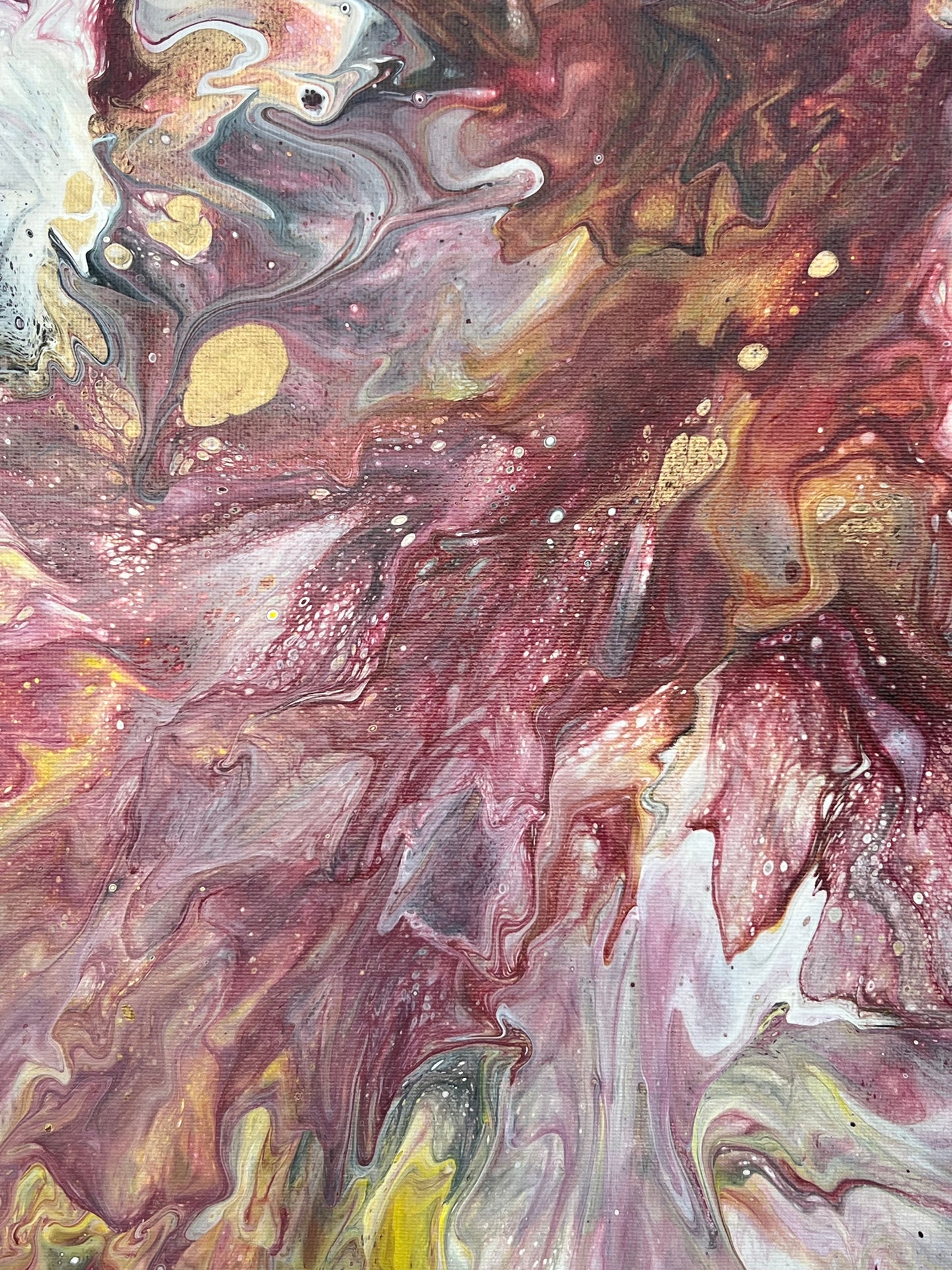 Pour Paint Abstract Canvas 23107