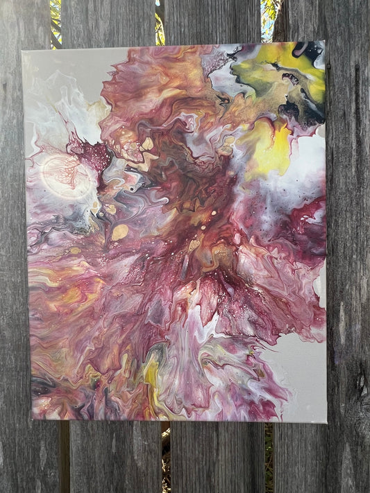 Pour Paint Abstract Canvas 23107