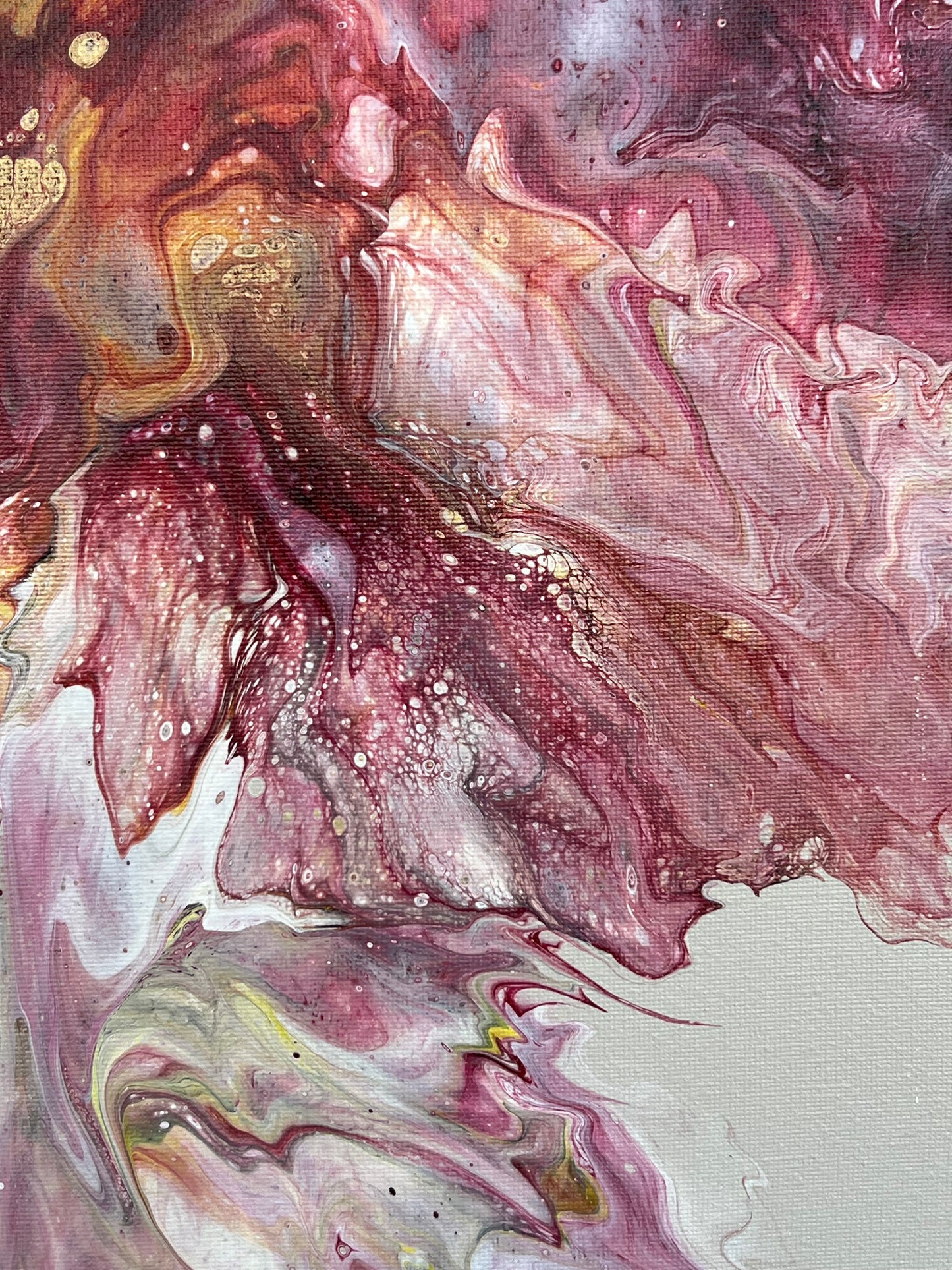 Pour Paint Abstract Canvas 23107