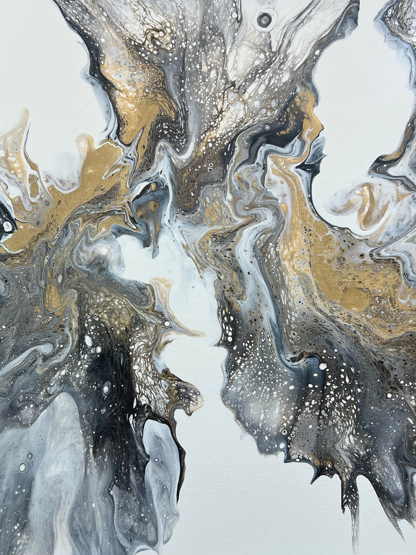 Pour Paint Abstract Canvas 23108