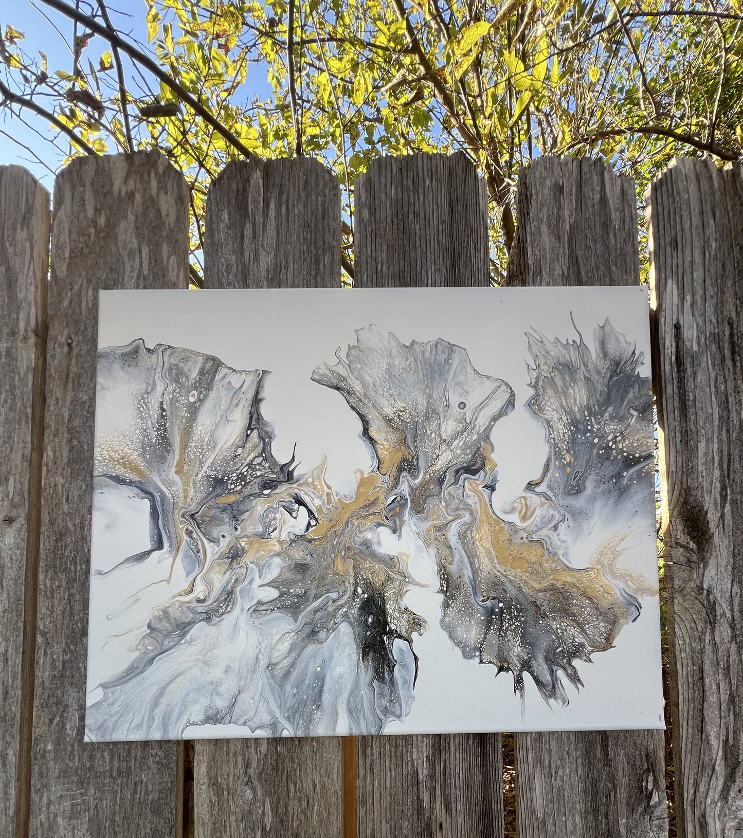 Pour Paint Abstract Canvas 23108