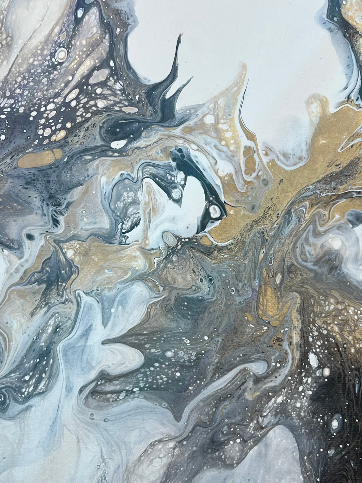 Pour Paint Abstract Canvas 23108