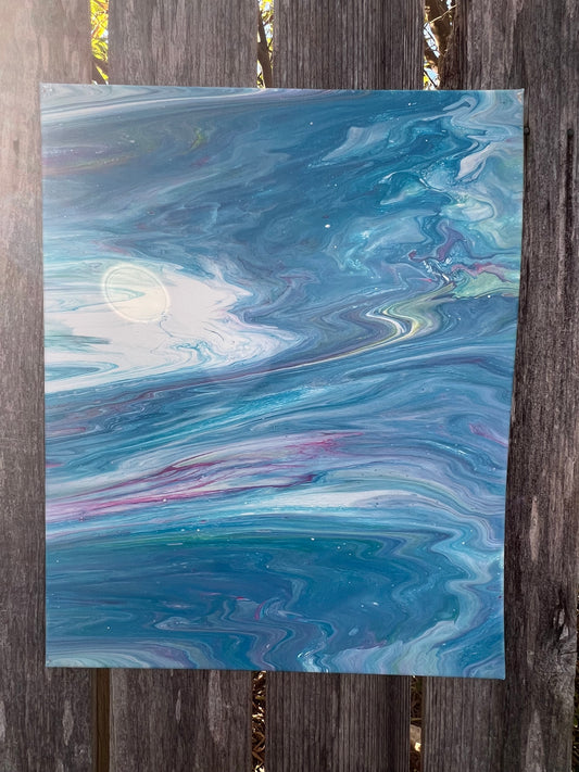 Pour Paint Abstract Canvas 23109