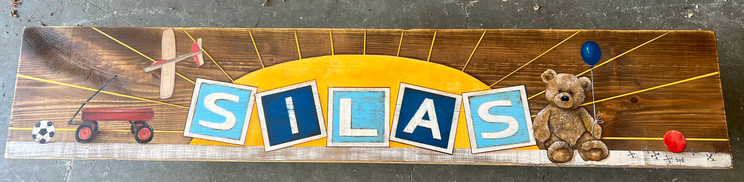 Baby Nursery Sign, custom order