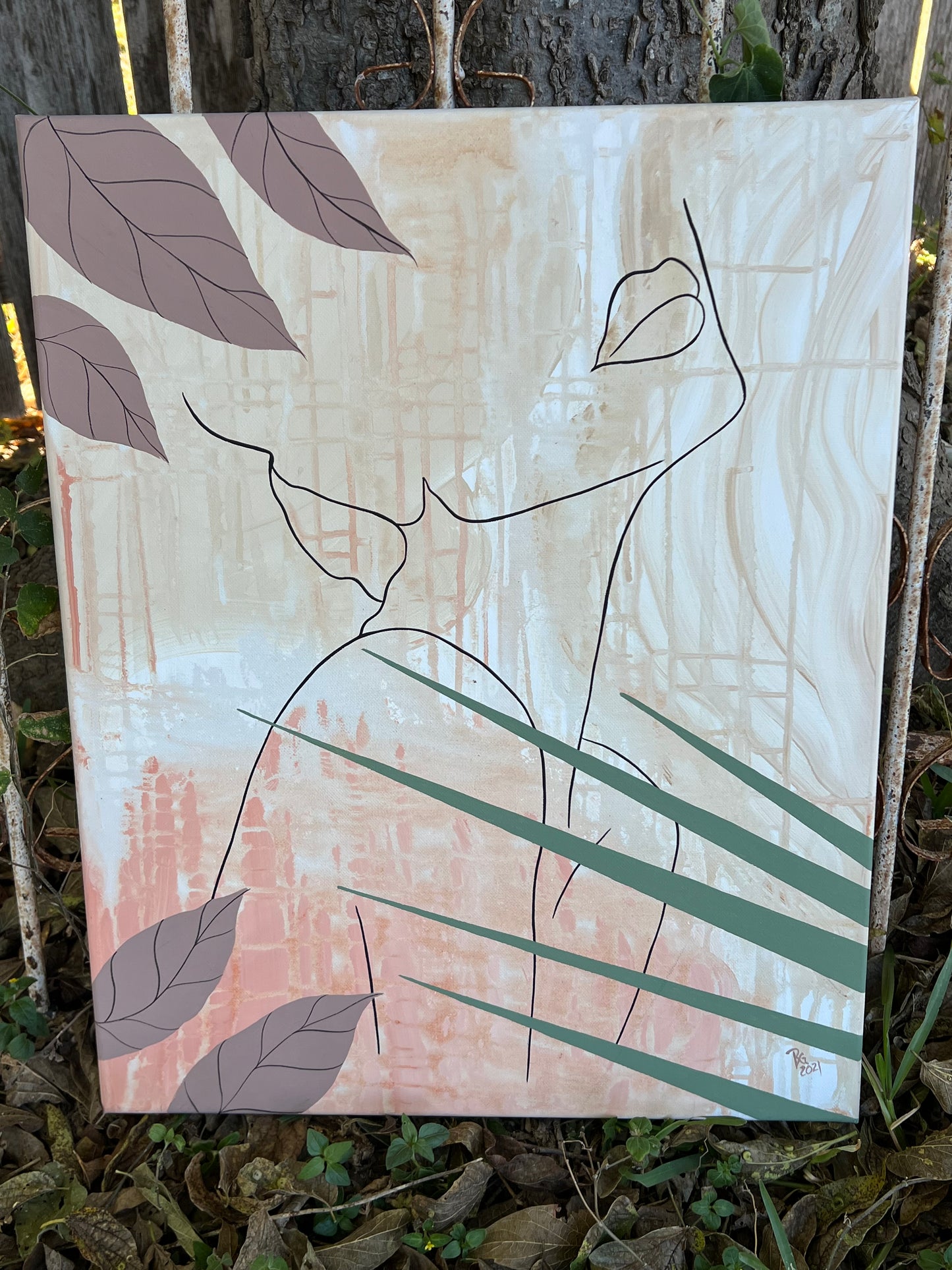 Simple Woman Painting