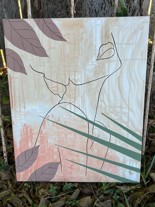 Simple Woman Painting